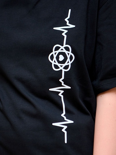 Футболка "Пульс" (черная)