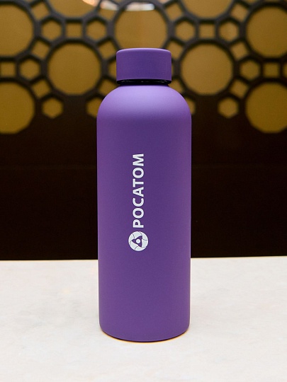 Термобутылка "Росатом" (сиреневая)
