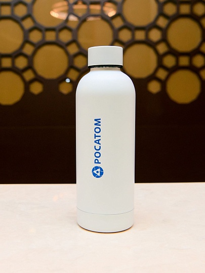Термобутылка "Росатом" (белый)